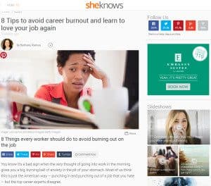 career burnout, angela howell, finding the gift