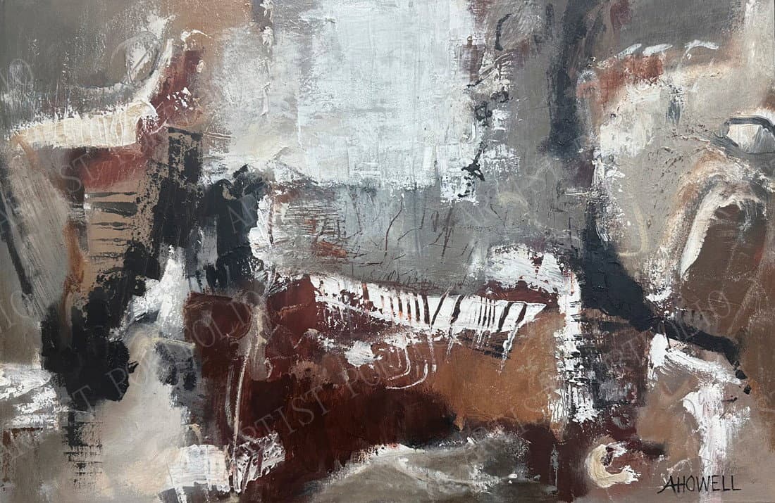 Concierto No. One — a commissioned abstract painting by Angela Howell